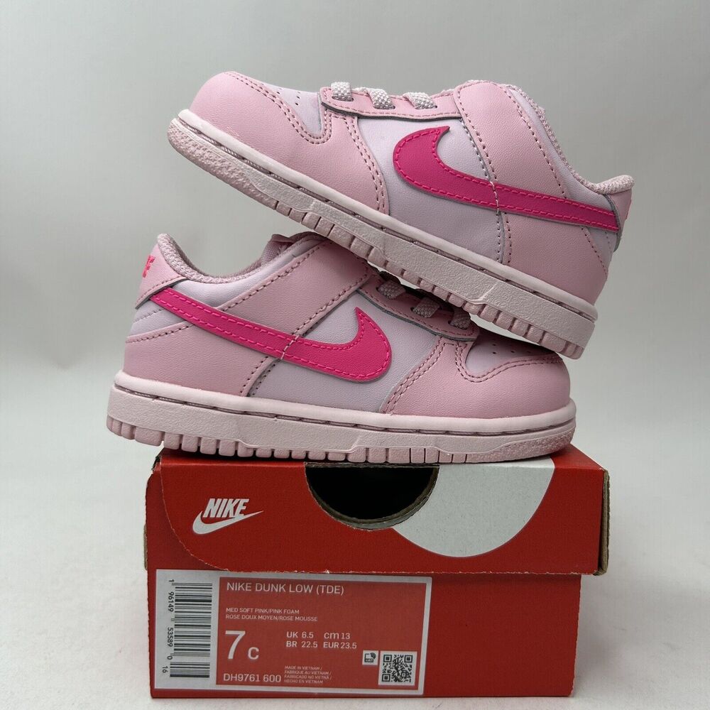 Nike Shoes Dunk Low TD “Triple Pink/Barbie” 2023 - Picture 1 of 5